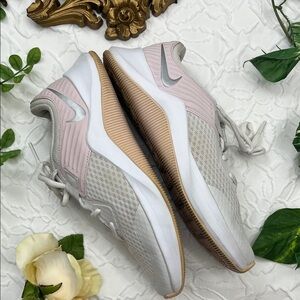 Nike Trainers Pink and White Sneakers